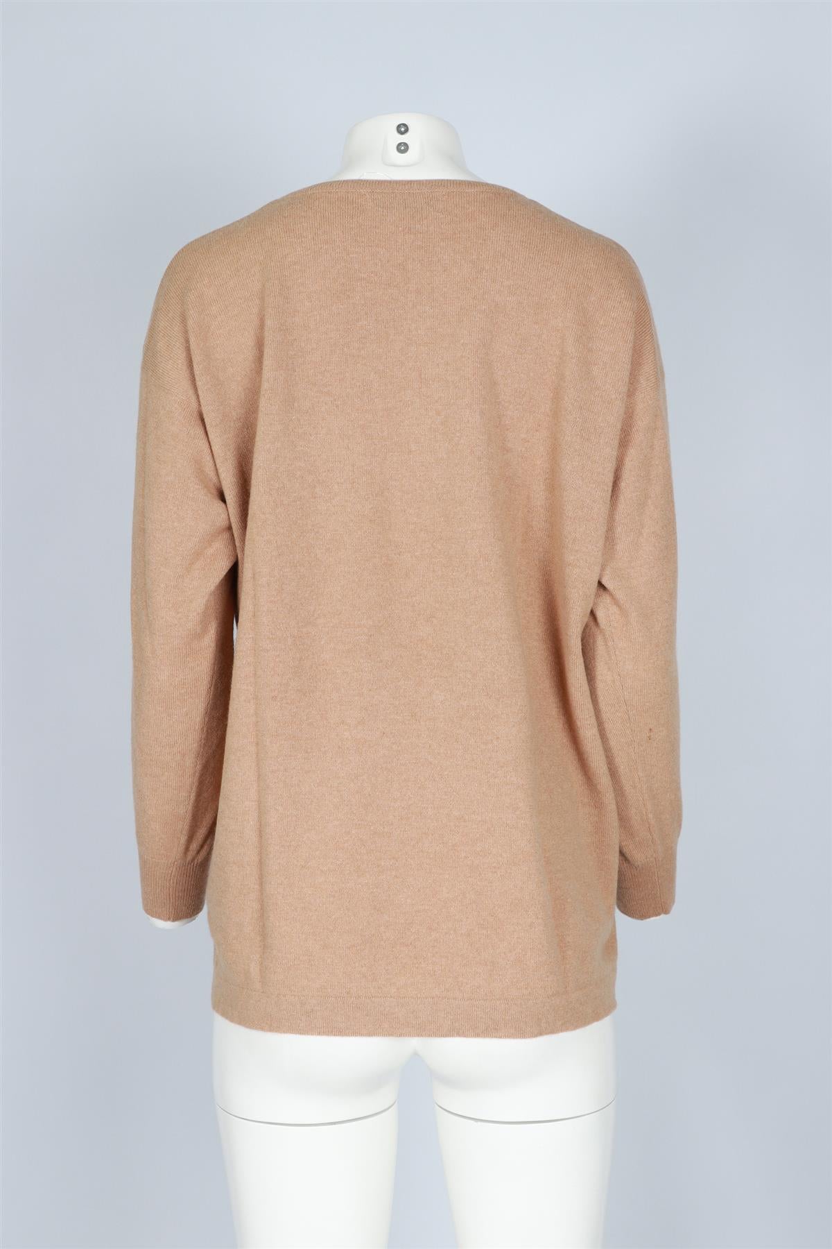 BRUNELLO CUCINELLI TAN CASHMERE SWEATER IT 44 UK 12