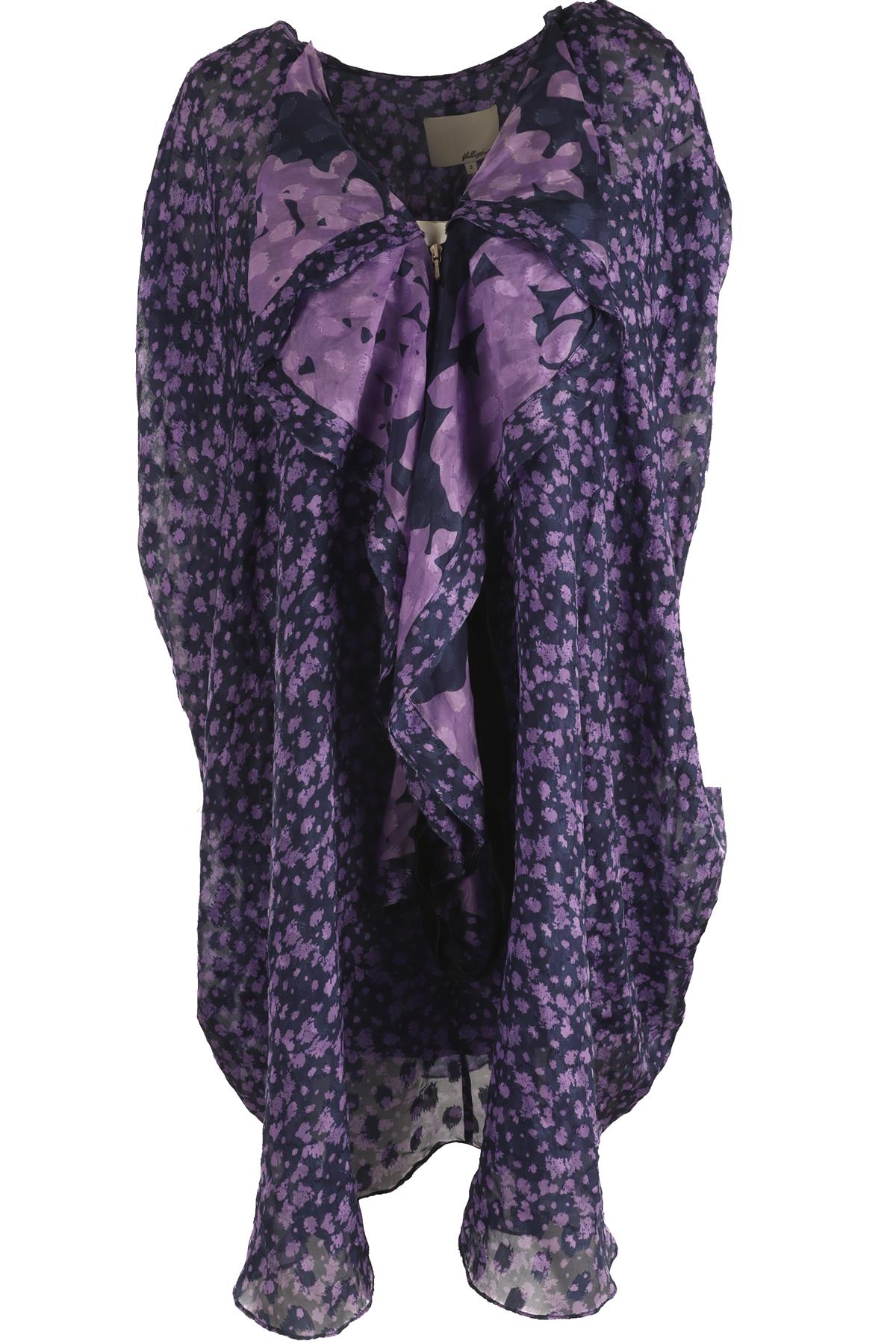 3.1 PHILLIP LIM PURPLE SILK MINI DRESS US 2 UK 6