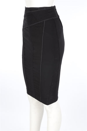 TOM FORD BLACK JERSEY SKIRT IT 36 UK 4