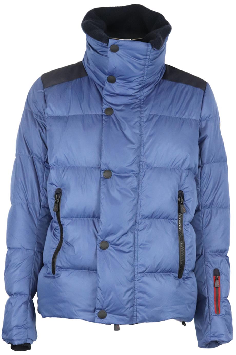 MONCLER GRENOBLE KOBUK SHEARLING TRIMMED QUILTED SHELL DOWN JACKET XXLARGE