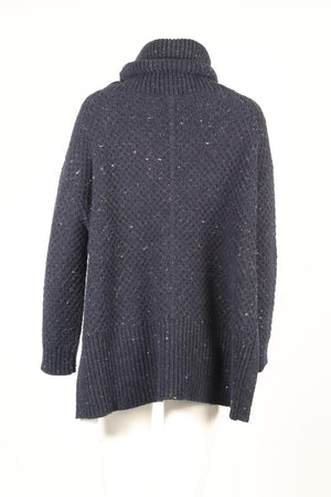 ADAM LIPPES WOOL AND CASHMERE TURTLENECK SWEATER SMALL
