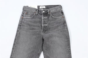AGOLDE GREY HIGH RISE STRAIGHT LEG JEANS W24 UK 6