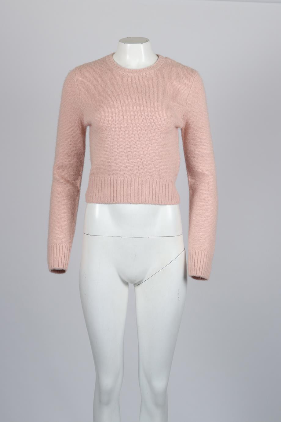 RE/DONE WOOL AND ALPACA BLEND SWEATER SMALL