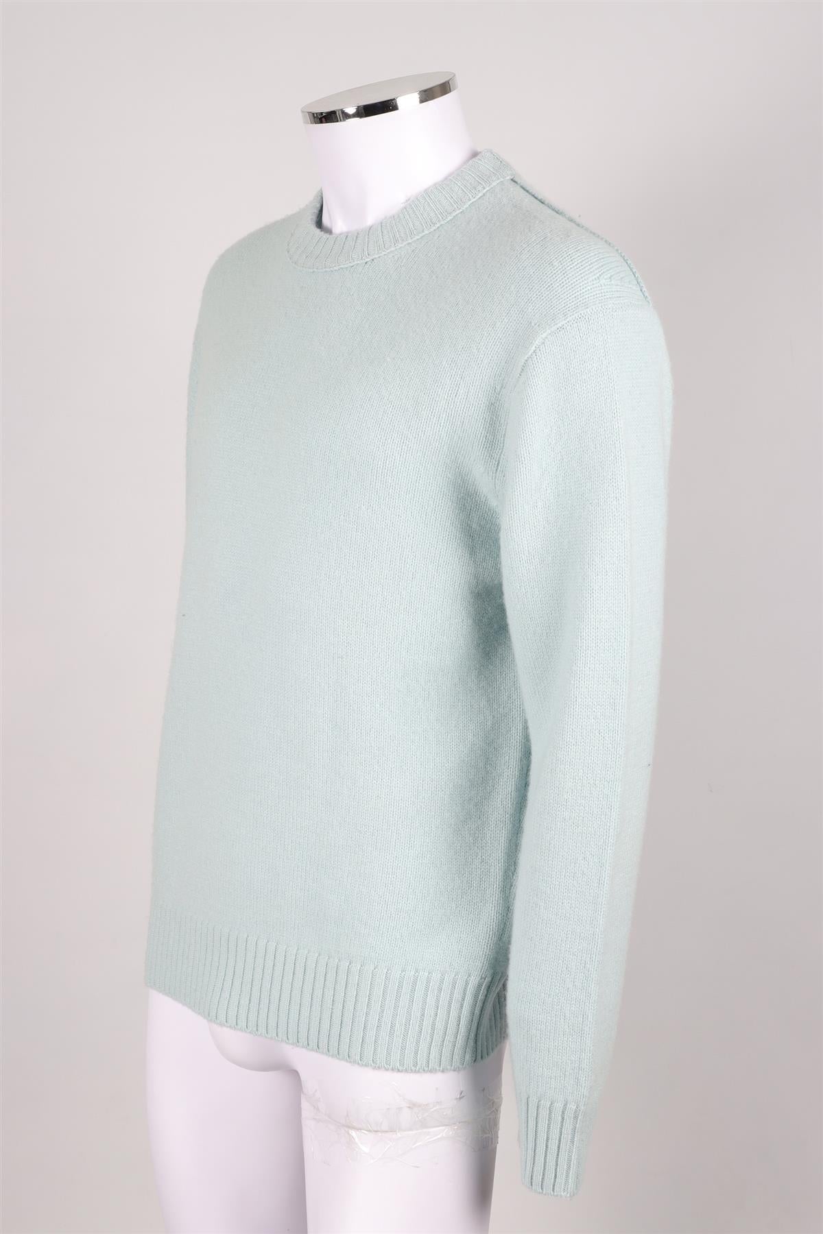 FRAME BLUE MEN'S CASHMERE SWEATER MEDIUM