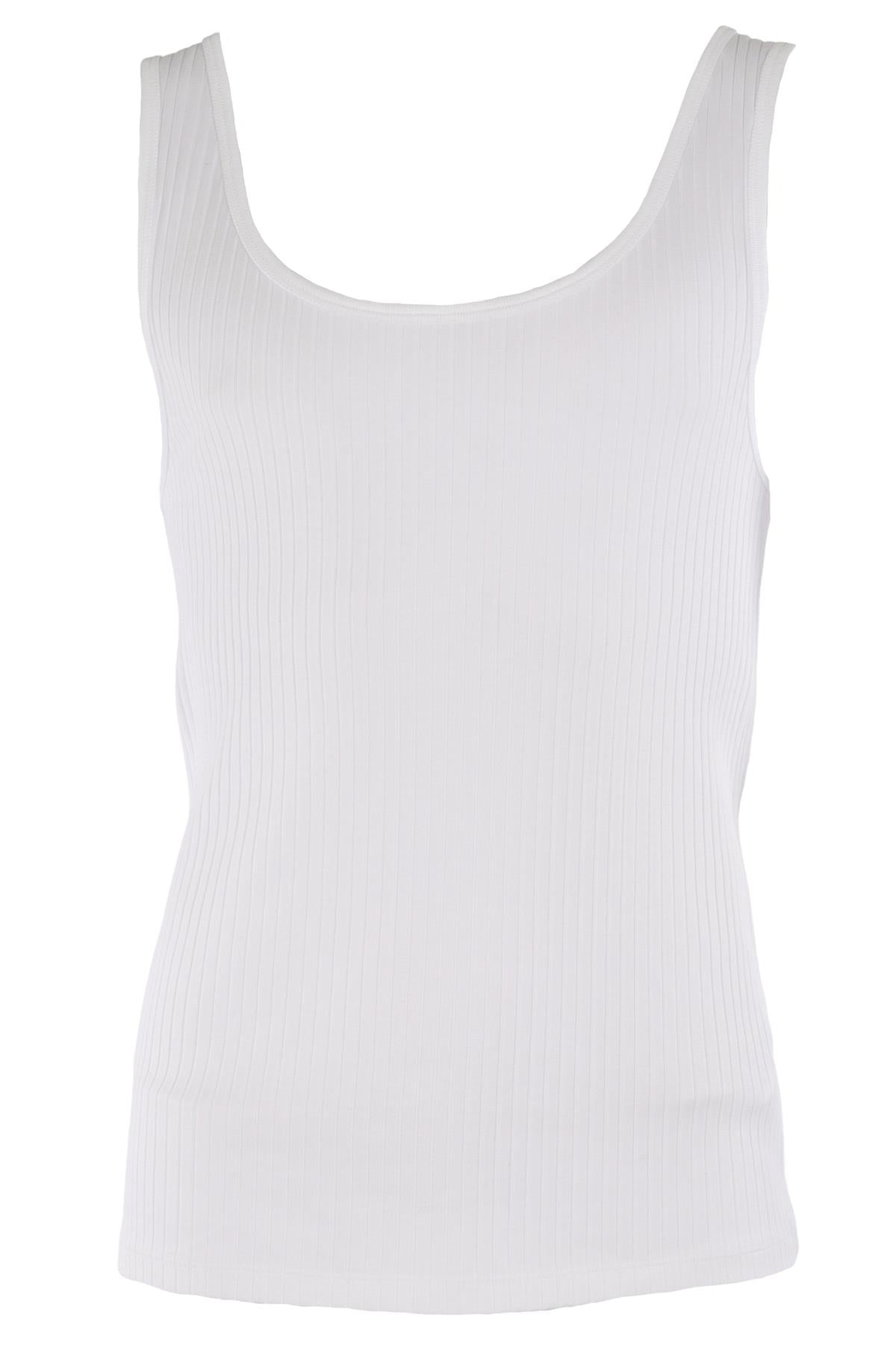 DRIES VAN NOTEN WHITE MEN'S COTTON VEST MEDIUM