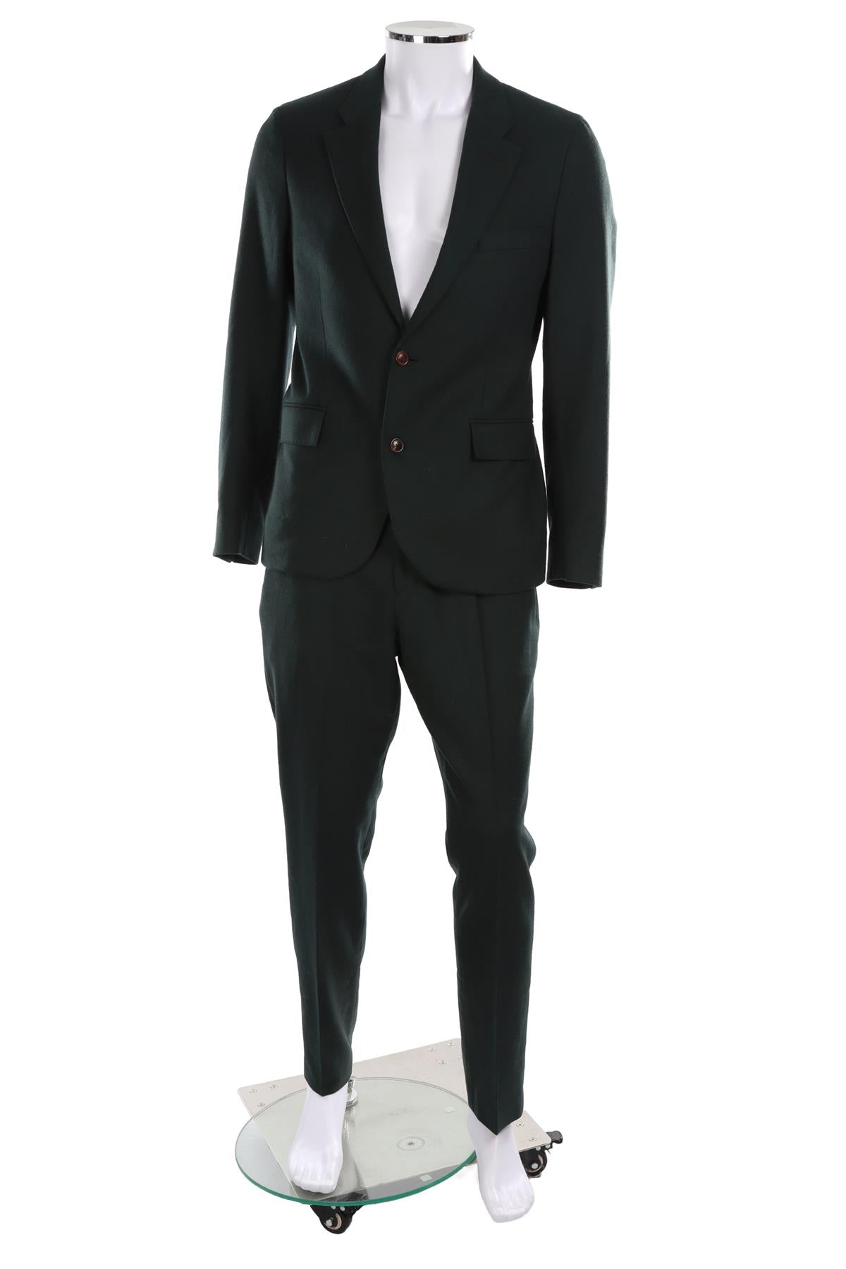 TODD SNYDER GREEN WOOL SUIT W31 L30/38R