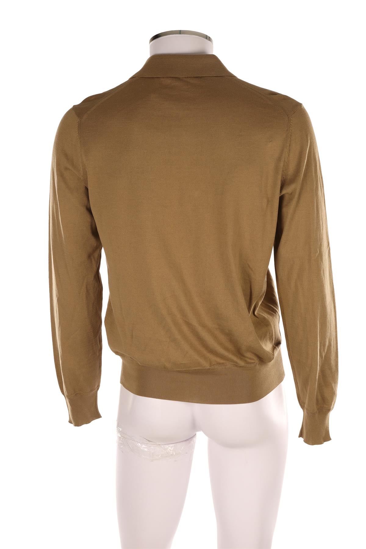 TOM FORD GREEN MEN'S COTTON POLO SWEATER IT 48 UK/US CHEST 38