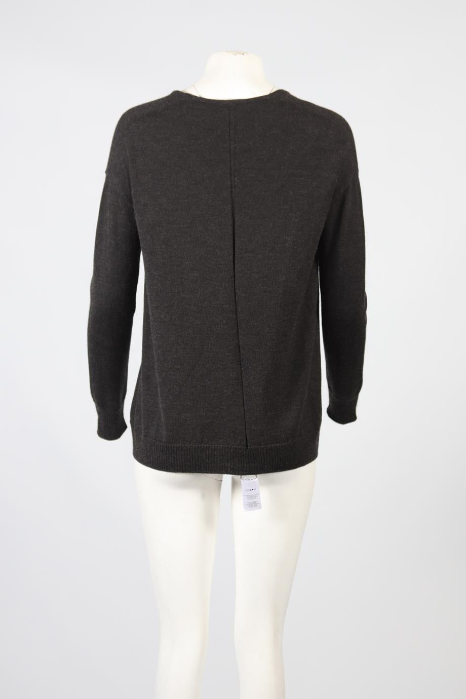 THE ROW CASHMERE V-NECK JUMPER SMALL