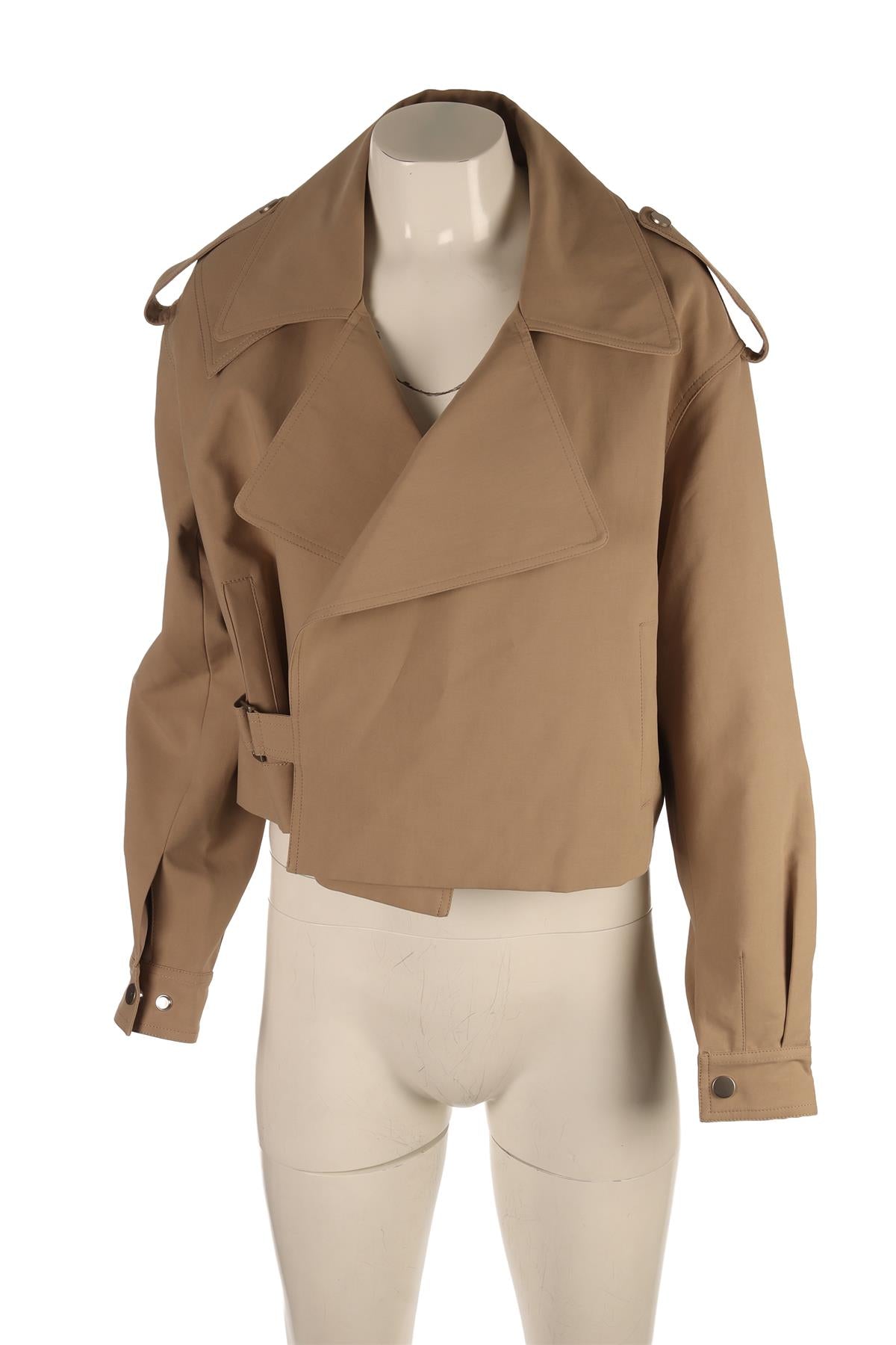 MEOTINE BEIGE COTTON JACKET SMALL