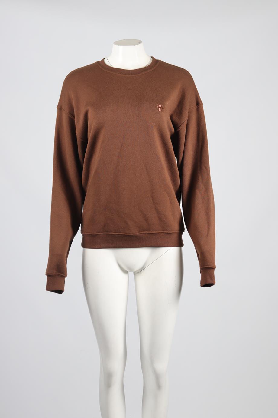 ETERNE COTTON BLEND SWEATSHIRT XSMALL