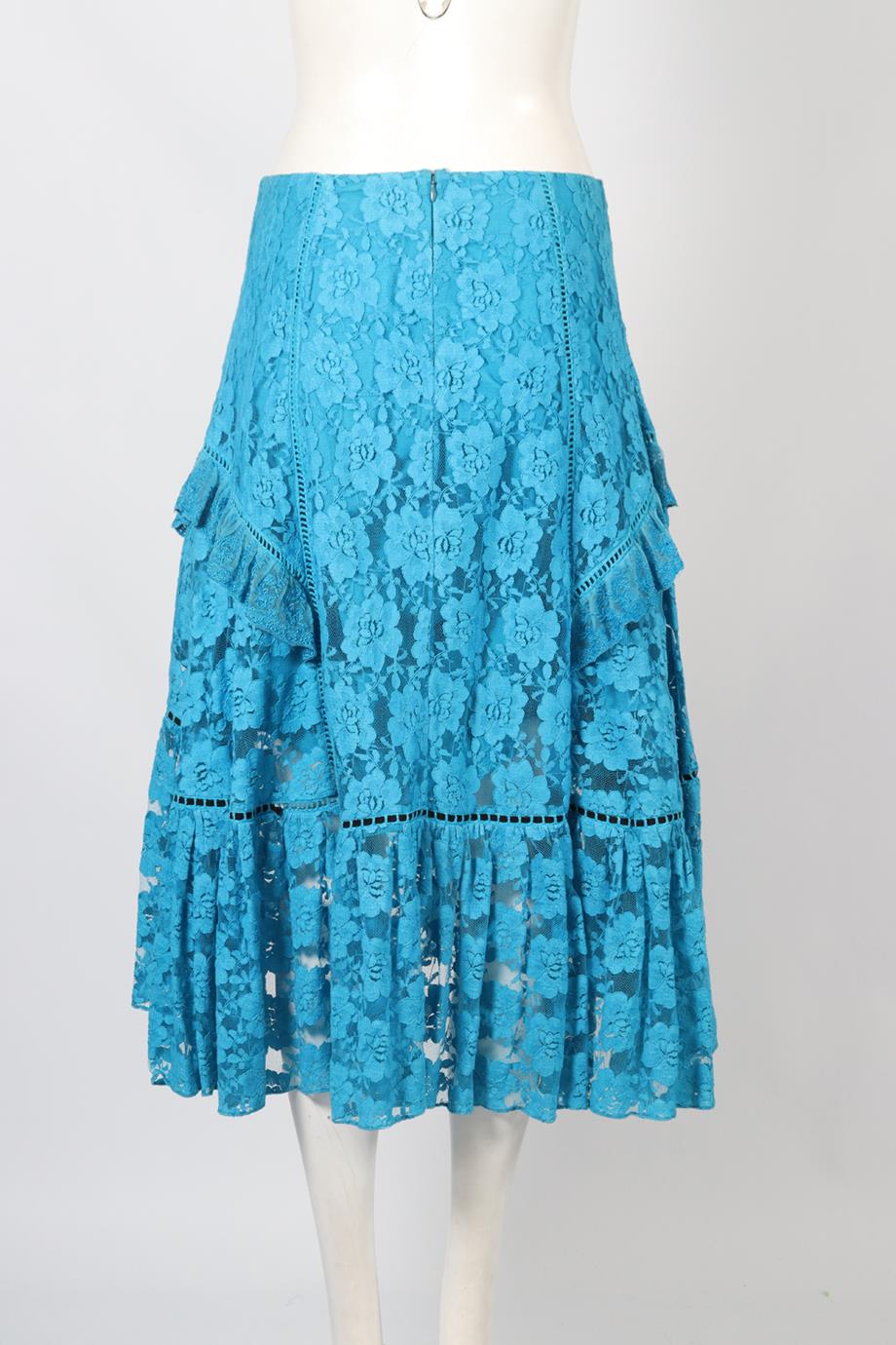 PREEN LINE LACE MIDI SKIRT SMALL