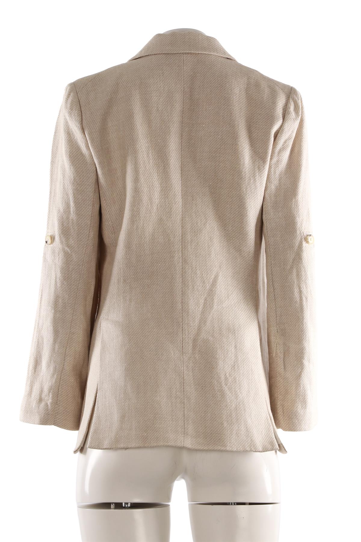 BEIGE LINEN BLAZER