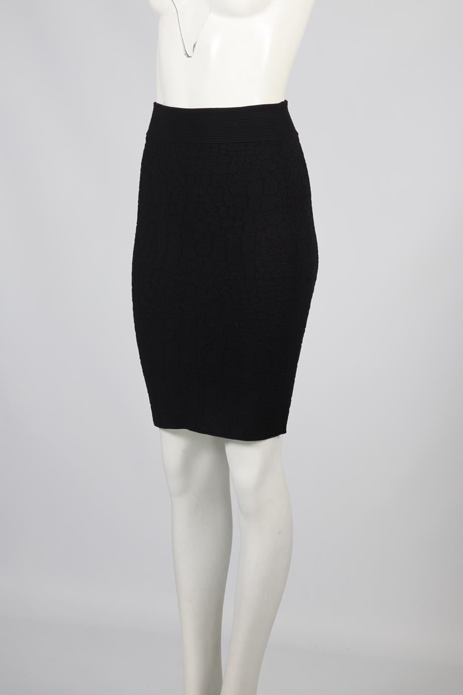 ALEXANDER MCQUEEN KNIT MIDI SKIRT SMALL