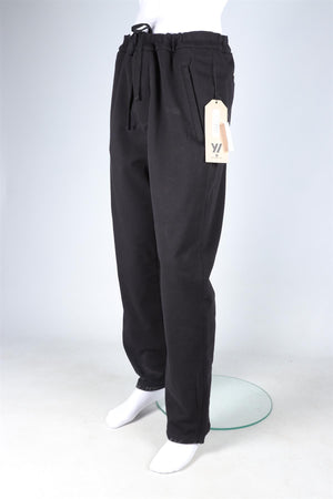 JAMES PERSE BLACK COTTON TRACK PANTS UK/US 38