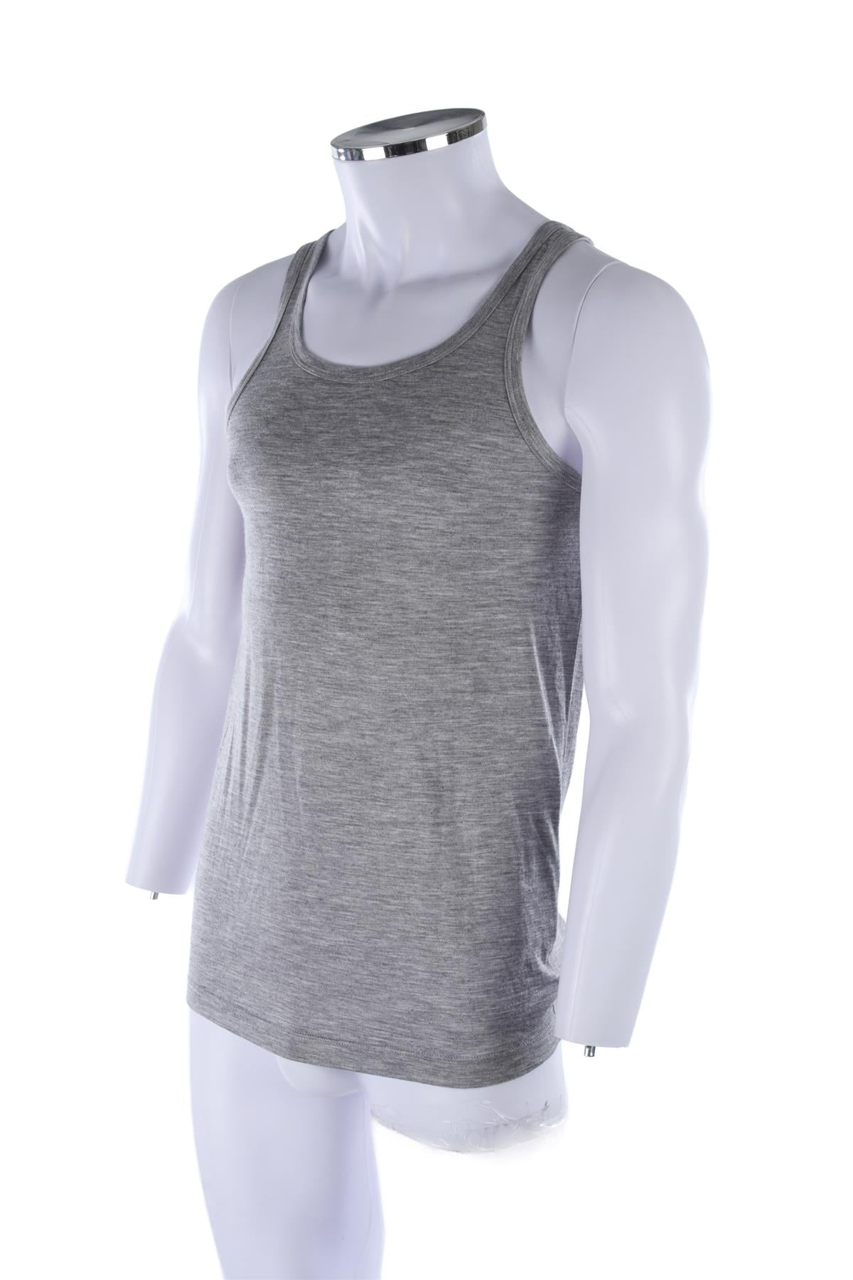 GREY MEN'S CASHMERE TOP