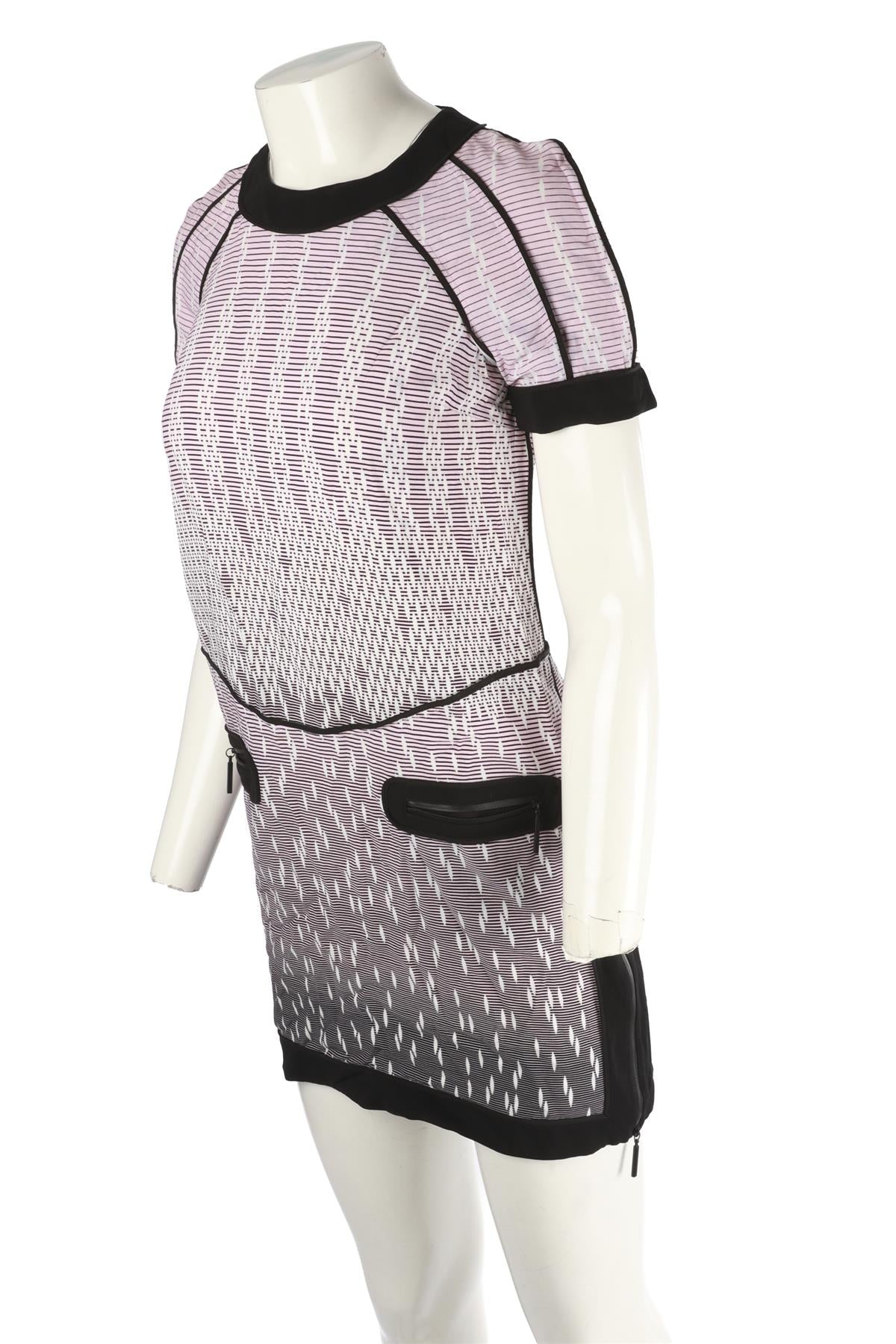 VERSUS VERSACE PINK CREPE MINI DRESS IT 40 UK 8