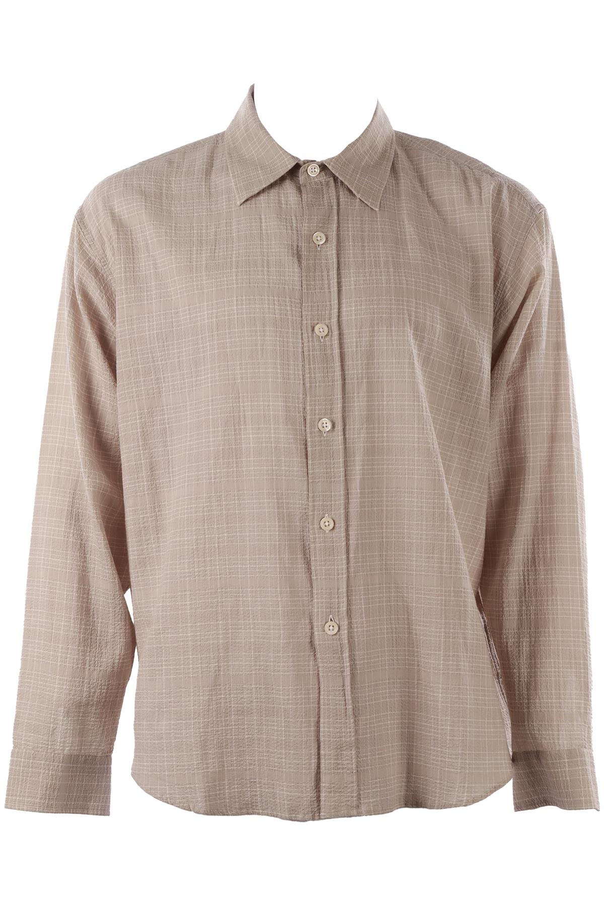 GREY MEN'S COTTON SHIRT