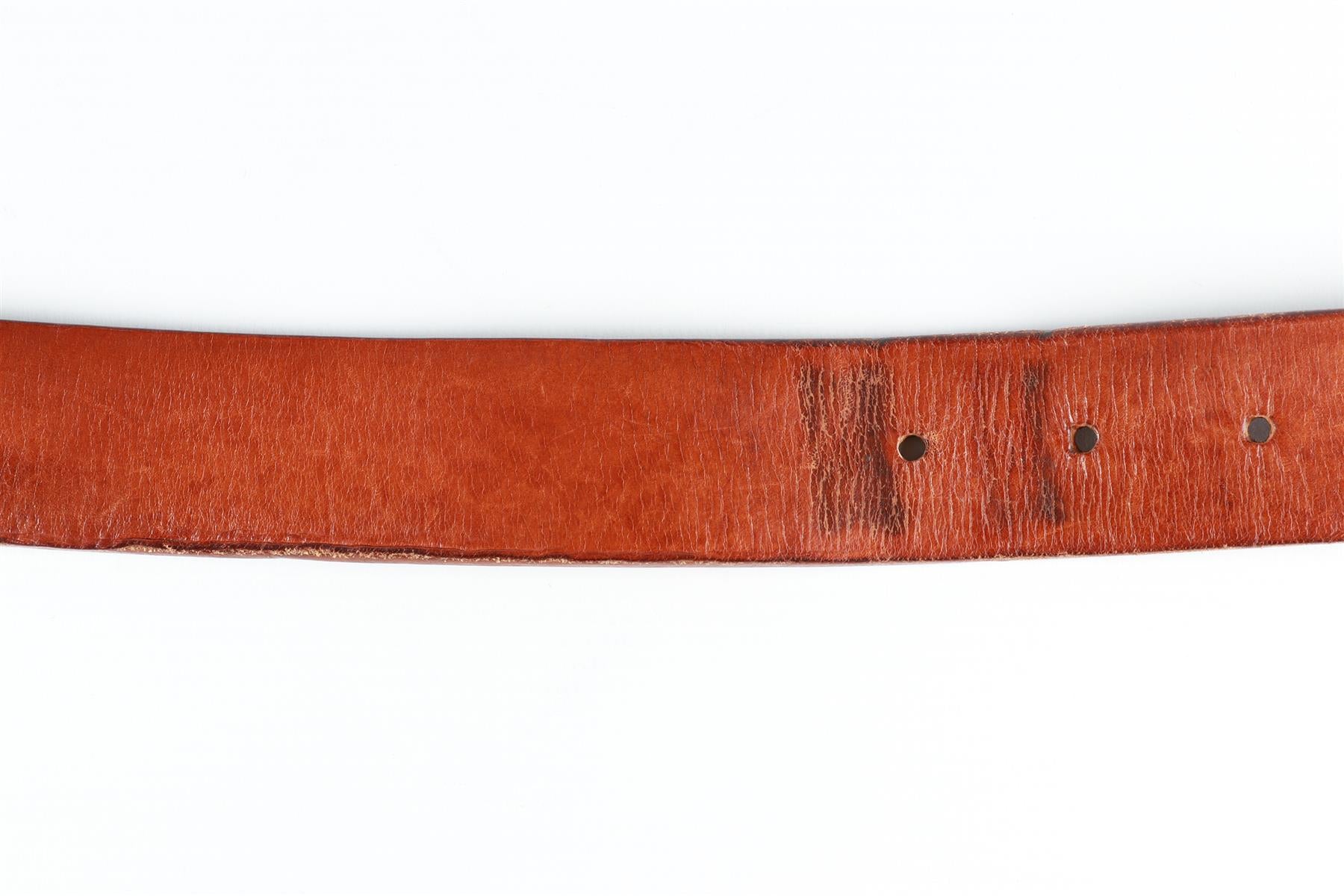 ETRO BROWN LEATHER BELT 110 CM