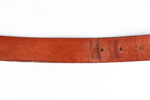 ETRO BROWN LEATHER BELT 110 CM