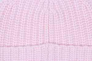 LA LIGNE PINK WOOL BEANIE ONE SIZE