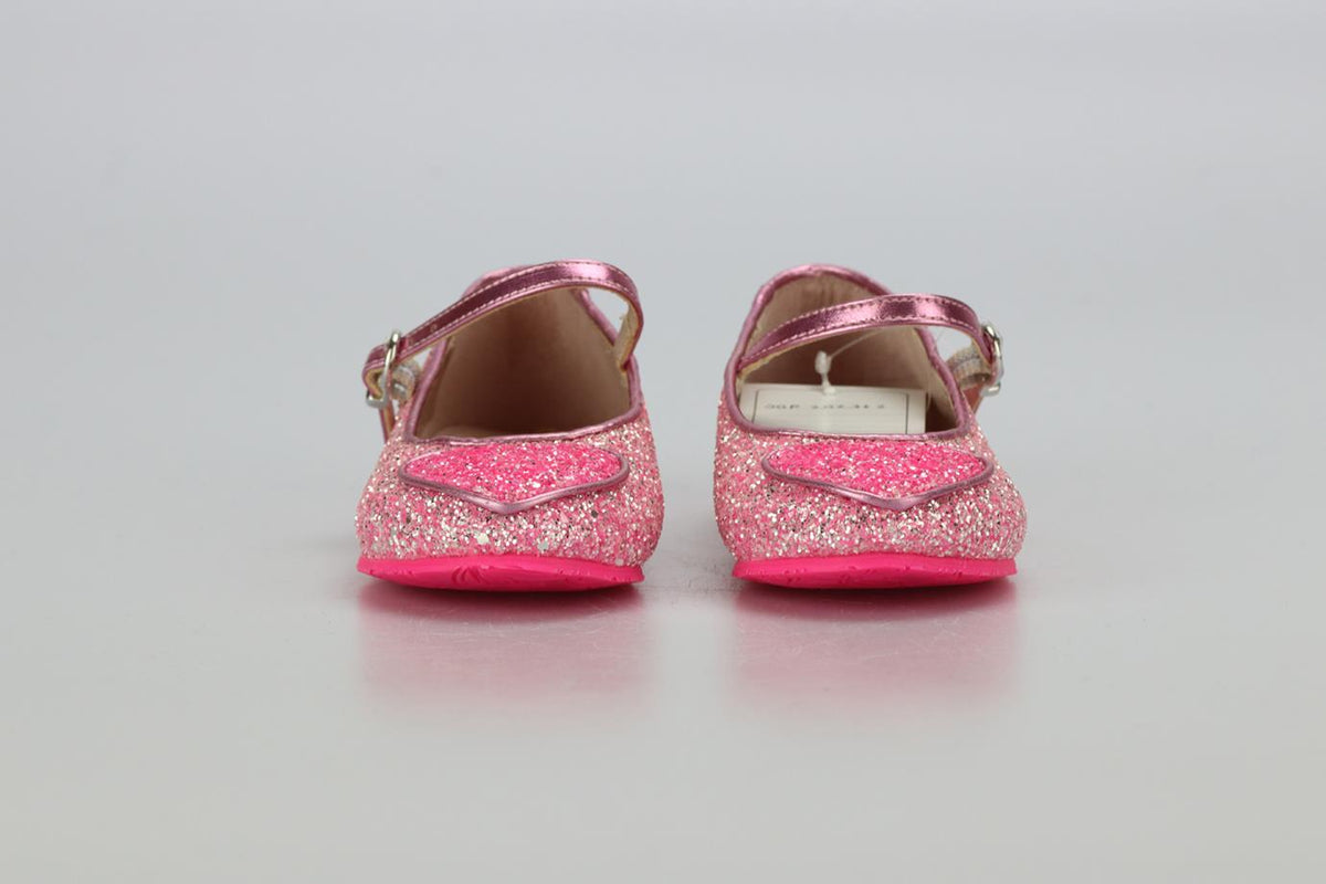 SOPHIA WEBSTER KIDS GIRLS LEATHER BALLERINA FLATS EU 26 UK 8.5 US 9.5