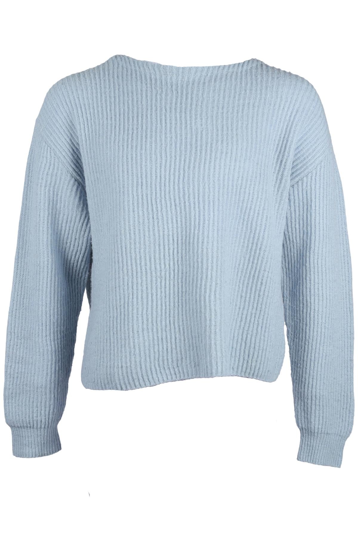 AURALEE BLUE MEN'S WOOL JUMPER MEDIUM