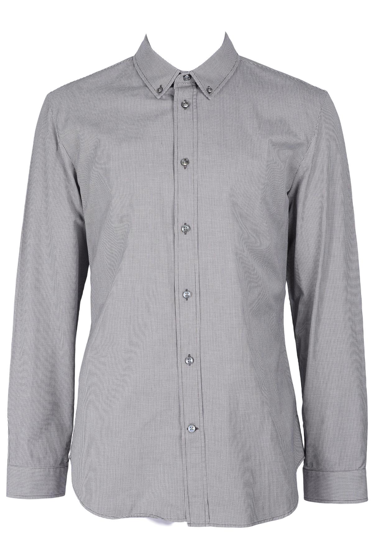 MAISON MARGIELA GREY COTTON SHIRT IT 54 UK/US 44