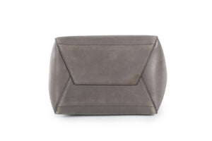 CELINE GREY SANGLE LEATHER SHOULDER BAG