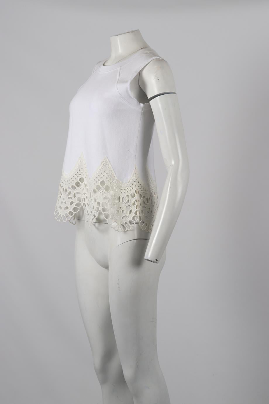 CHLOÉ COTTON BLEND TOP SMALL