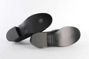 MACH & MACH BLACK LEATHER LOAFERS EU 40 UK 7 US 10