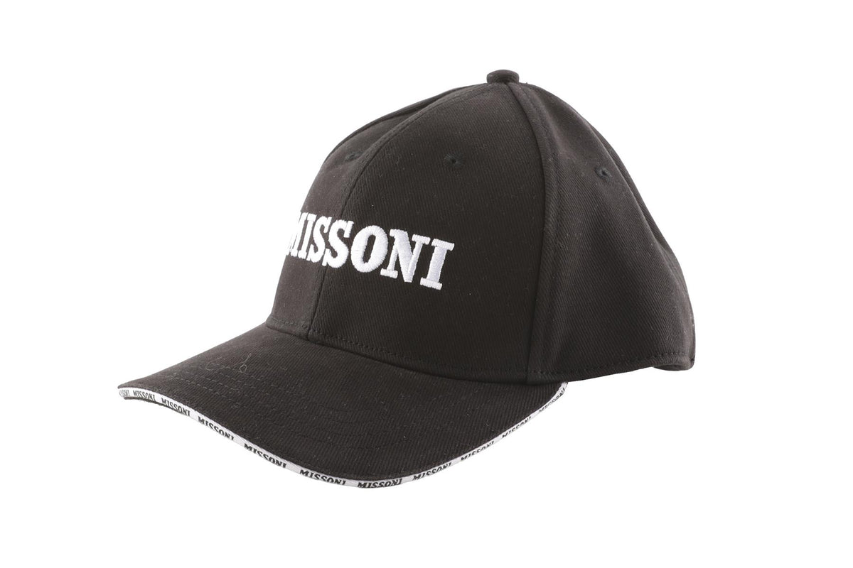 MISSONI BLACK COTTON BASEBALL CAP