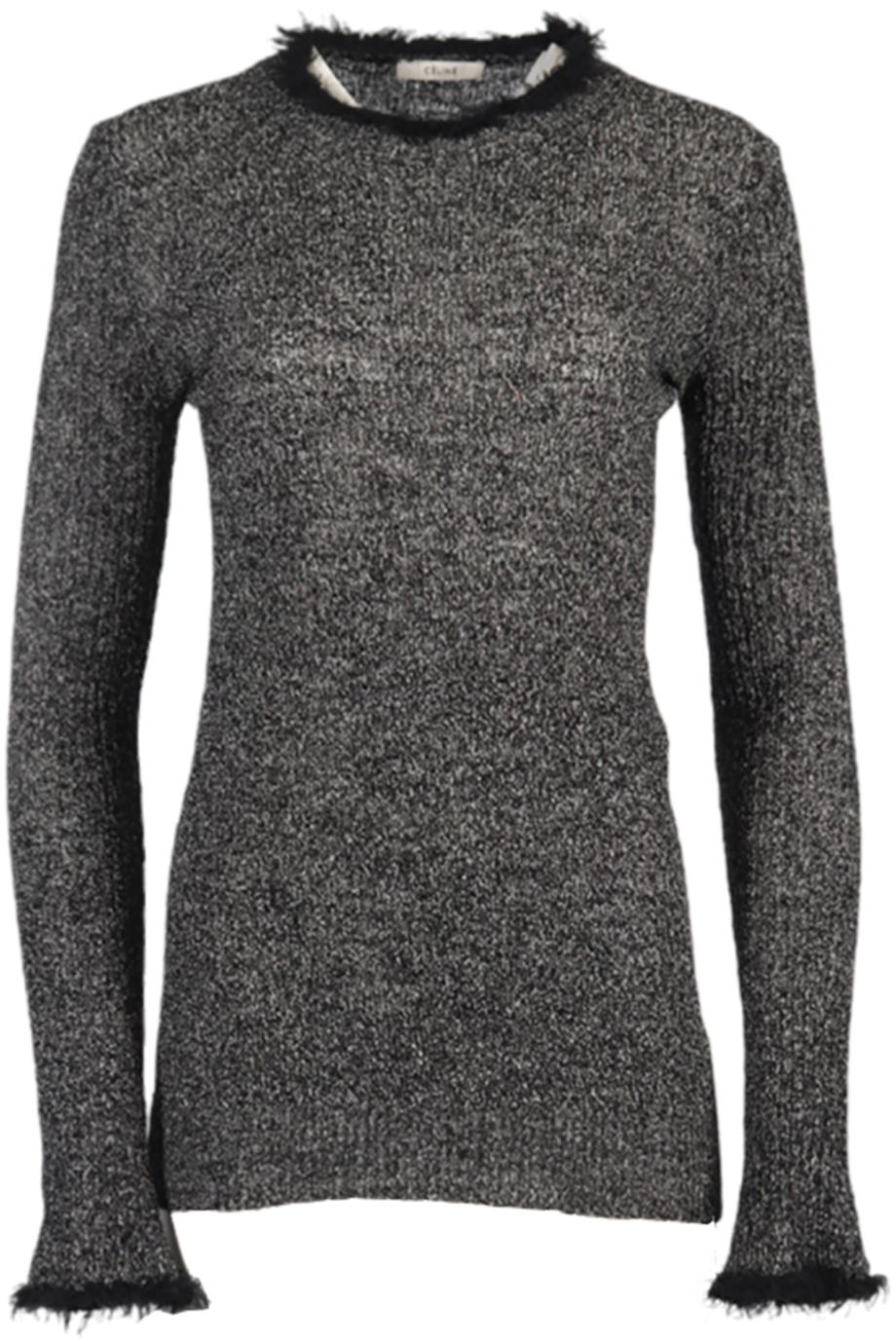 CELINE WOOL AND COTTON BLEND TOP SMALL