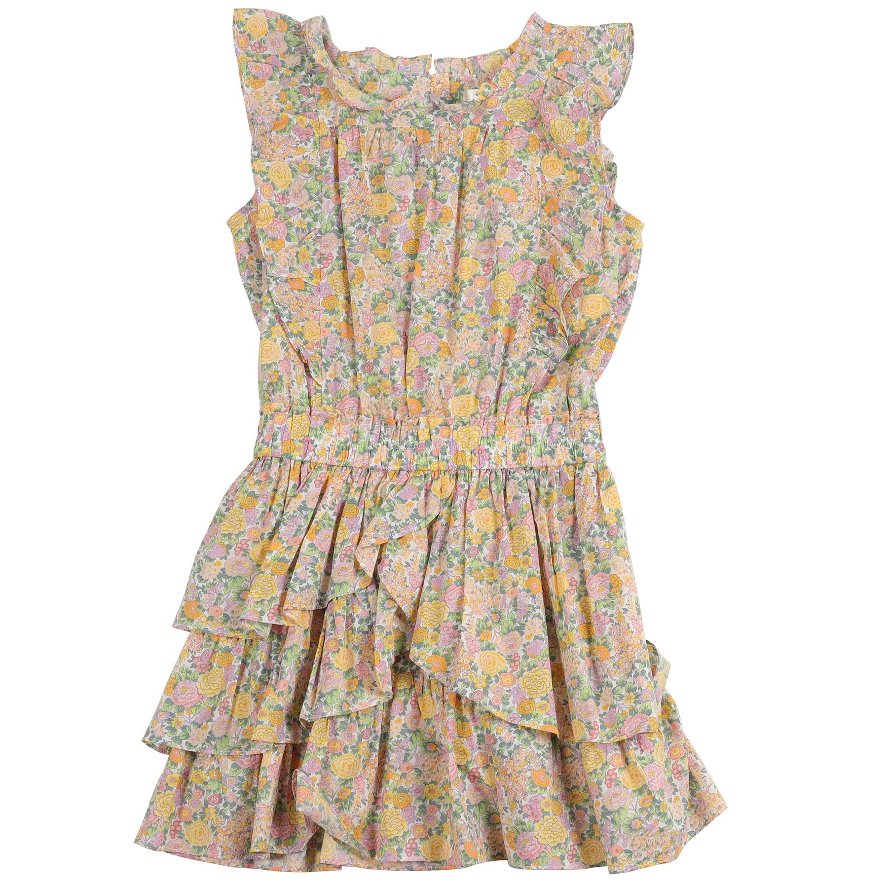 LOVESHACKFANCY MULTIL KIDS GIRLS COTTON DRESS 12 YEARS