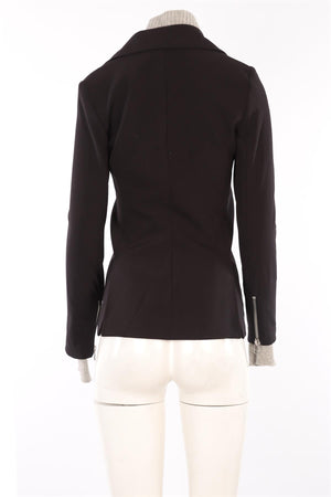 VERONICA BEARD BLACK WOVEN JACKET US 4 UK 8