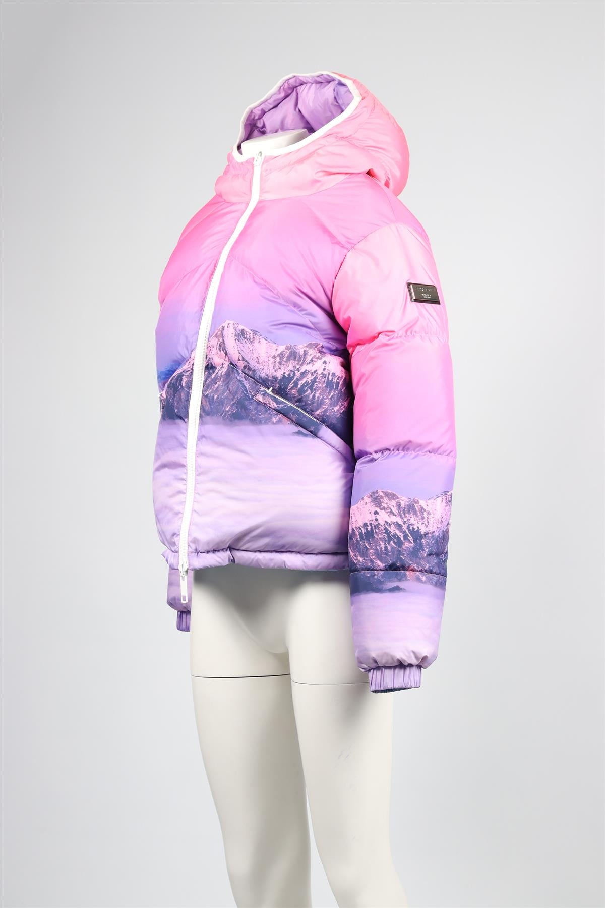 UNKNOWN LONDON PINK PADDED JACKET XSMALL