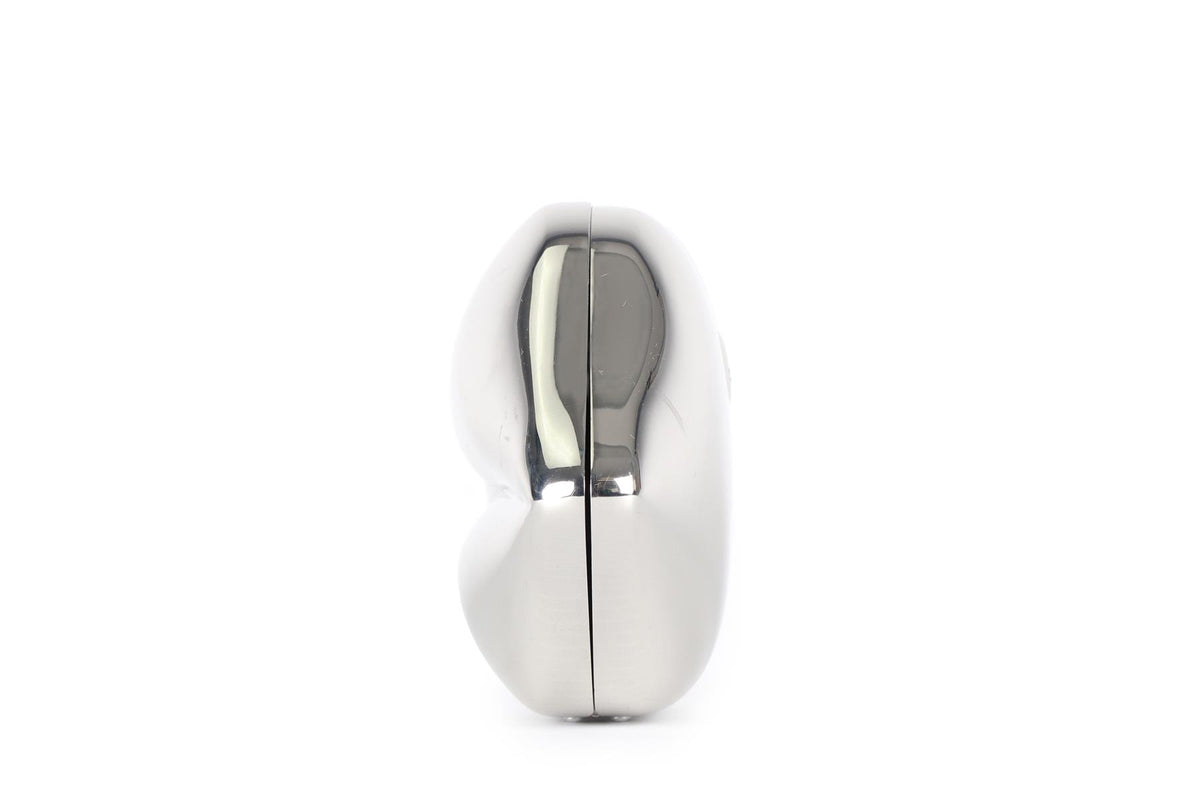 LULU GUINNESS SILVER LIPS CLUTCH