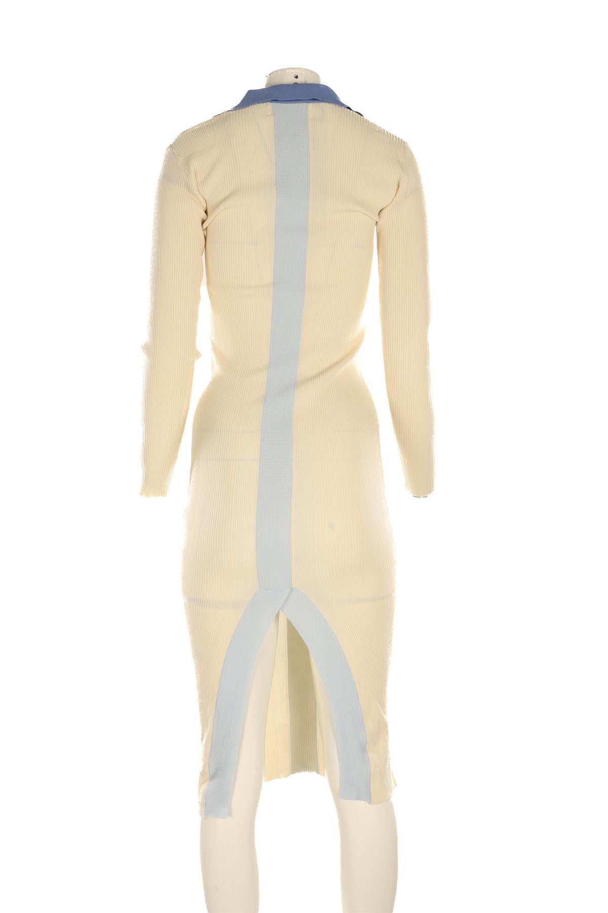 REMAIN BIRGER CHRISTENSEN CREAM KNIT MAXI DRESS UK 8