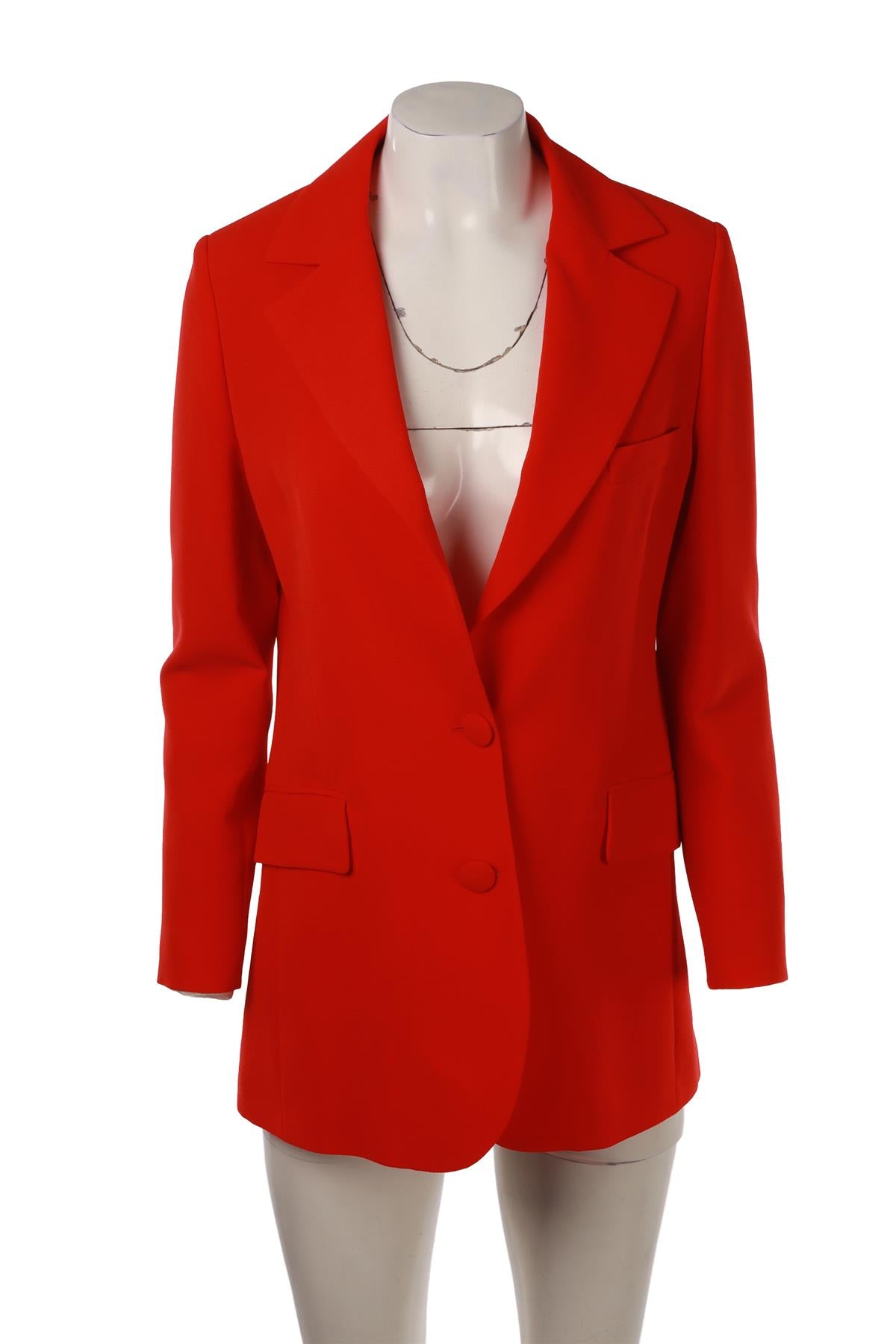 RED CREPE BLAZER