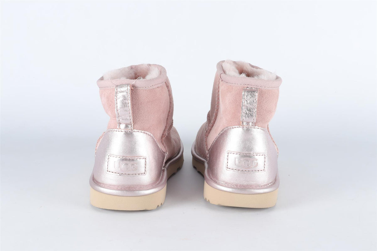 UGG AUSTRALIA PINK KIDS GIRLS SUEDE BOOTS EU 35 UK 2 US 3