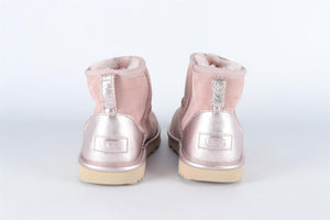 UGG AUSTRALIA PINK KIDS GIRLS SUEDE BOOTS EU 35 UK 2 US 3