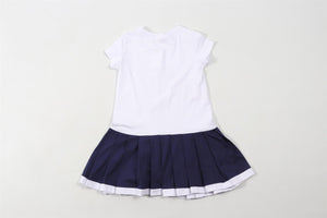 MONNALISA WHITE KIDS GIRLS DRESS 6 YEARS