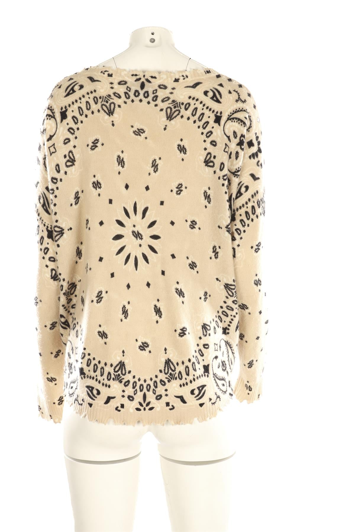 KUJTEN BEIGE CASHMERE SWEATER UK 12/14