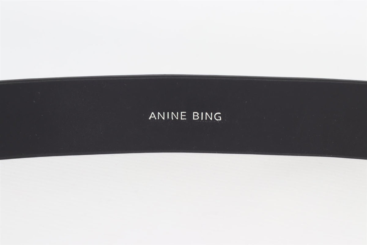 ANINE BING LEATHER BELT 83.5 CM