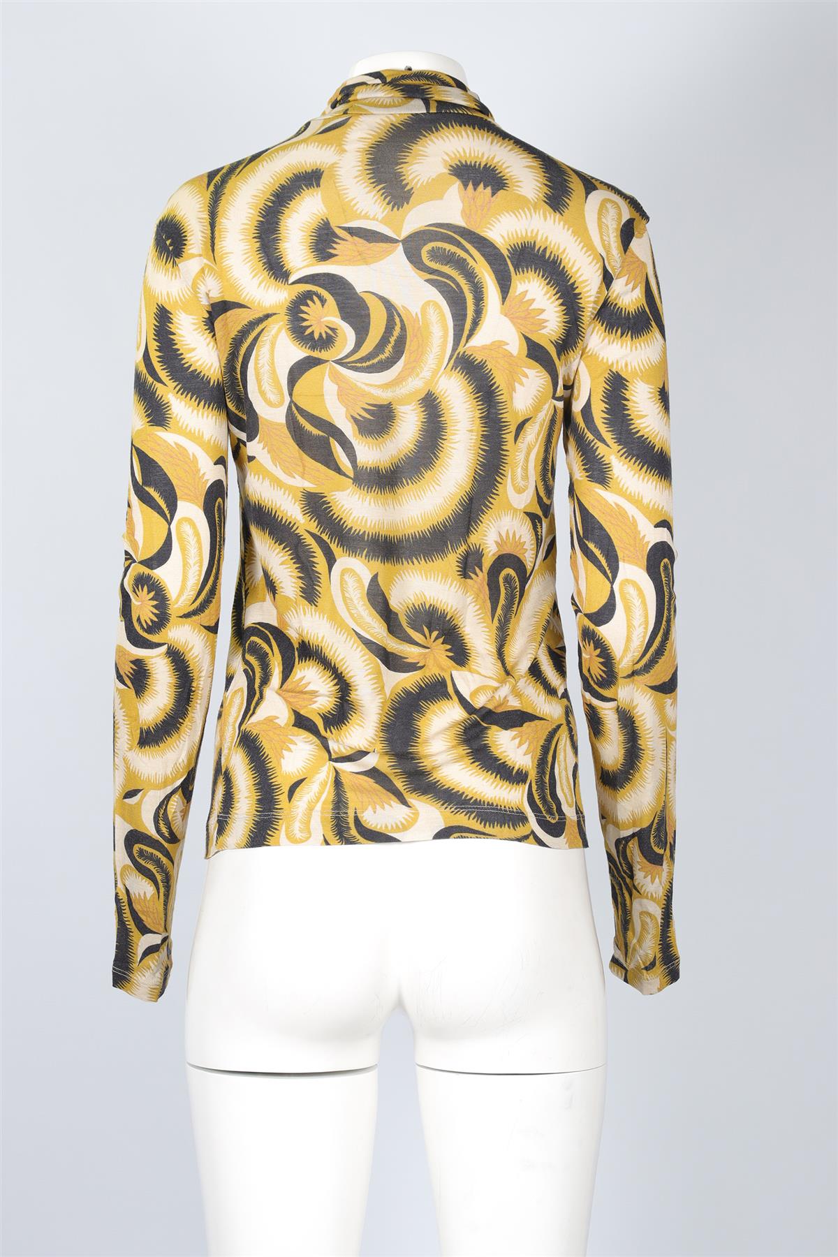 DRIES VAN NOTEN YELLOW MODAL TOP SMALL