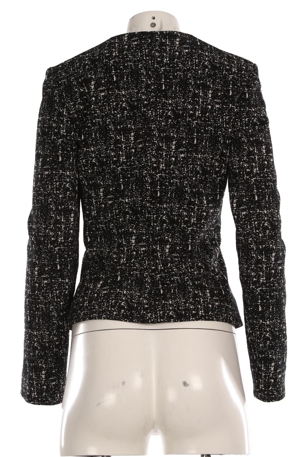 BOTTEGA VENETA BLACK WOOL JACKET IT 36 UK 4
