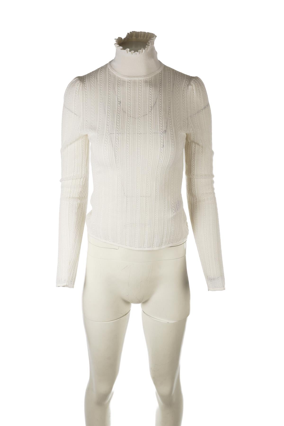 RALPH LAUREN COLLECTION IVORY SILK TOP SMALL