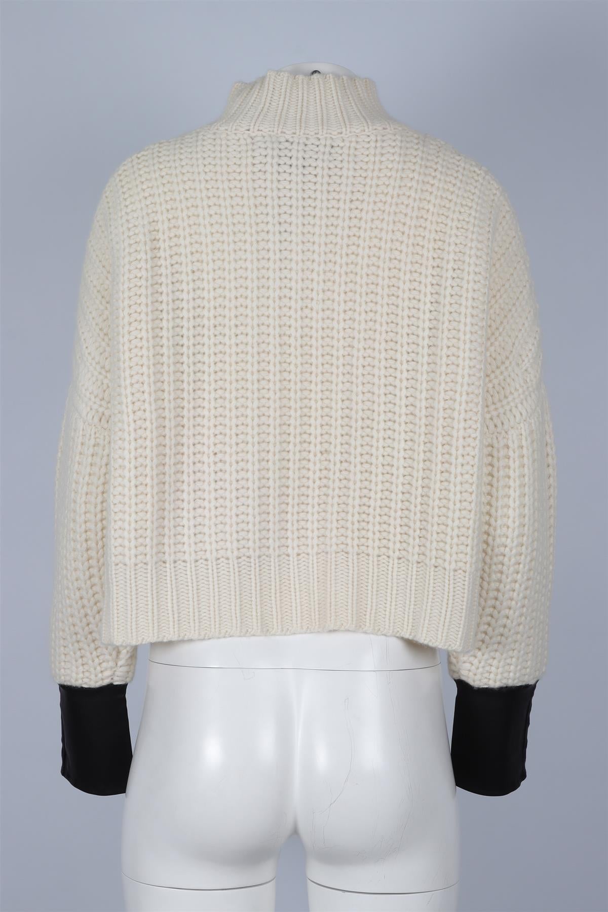 SKIIM CREAM CASHMERE SWEATER MEDIUM