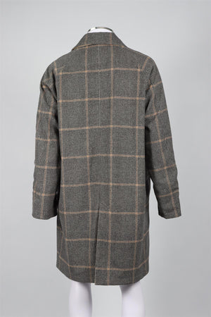 MACKINTOSH GREY MEN'S WOOL COAT UK 42