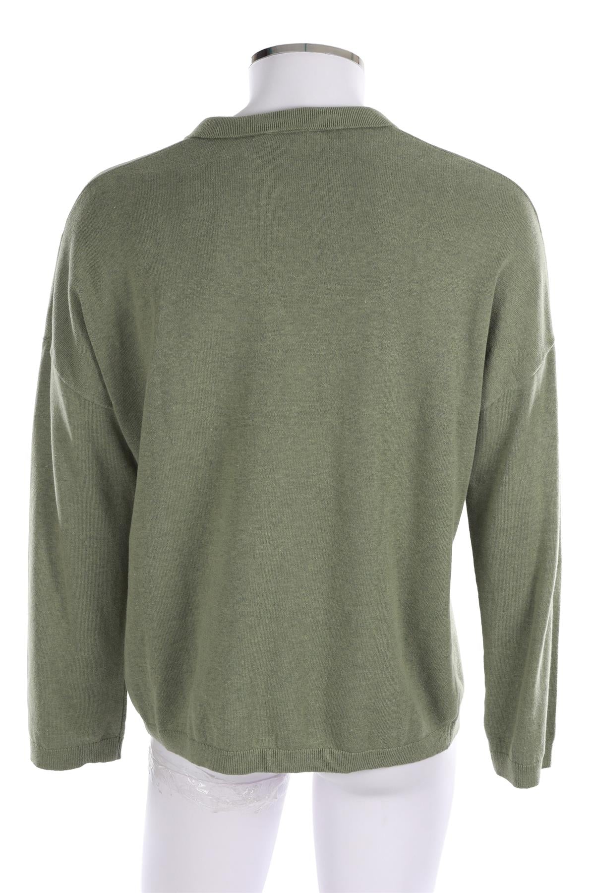 COMMAS GREEN WOOL TOP XLARGE