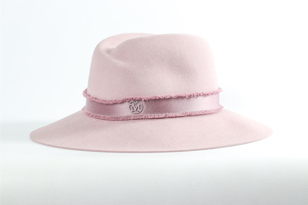 MAISON MICHEL PURPLE FELT HAT MEDIUM